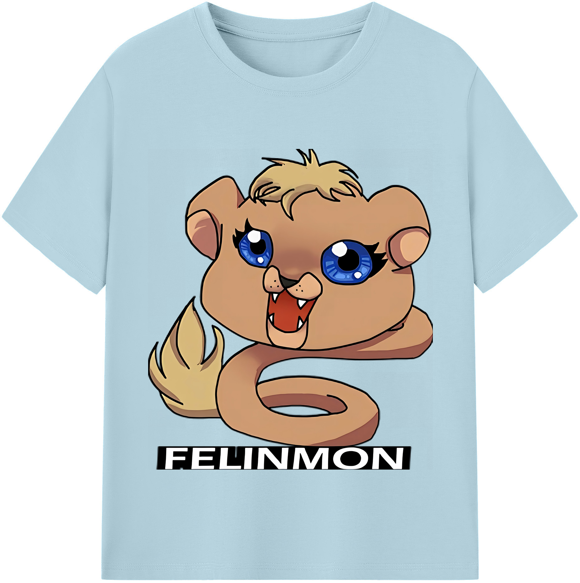 （画像用） Digimon デジタルモンスター/デジモン 綿100％半袖Tシャツ（フロントプリント）